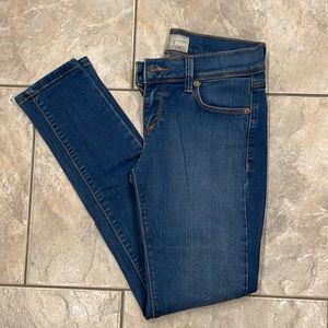 Free People dark wash denim skinny jeans